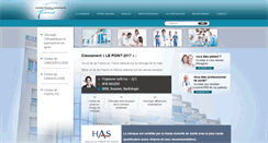 Desktop Screenshot of cliniquefloreal.com